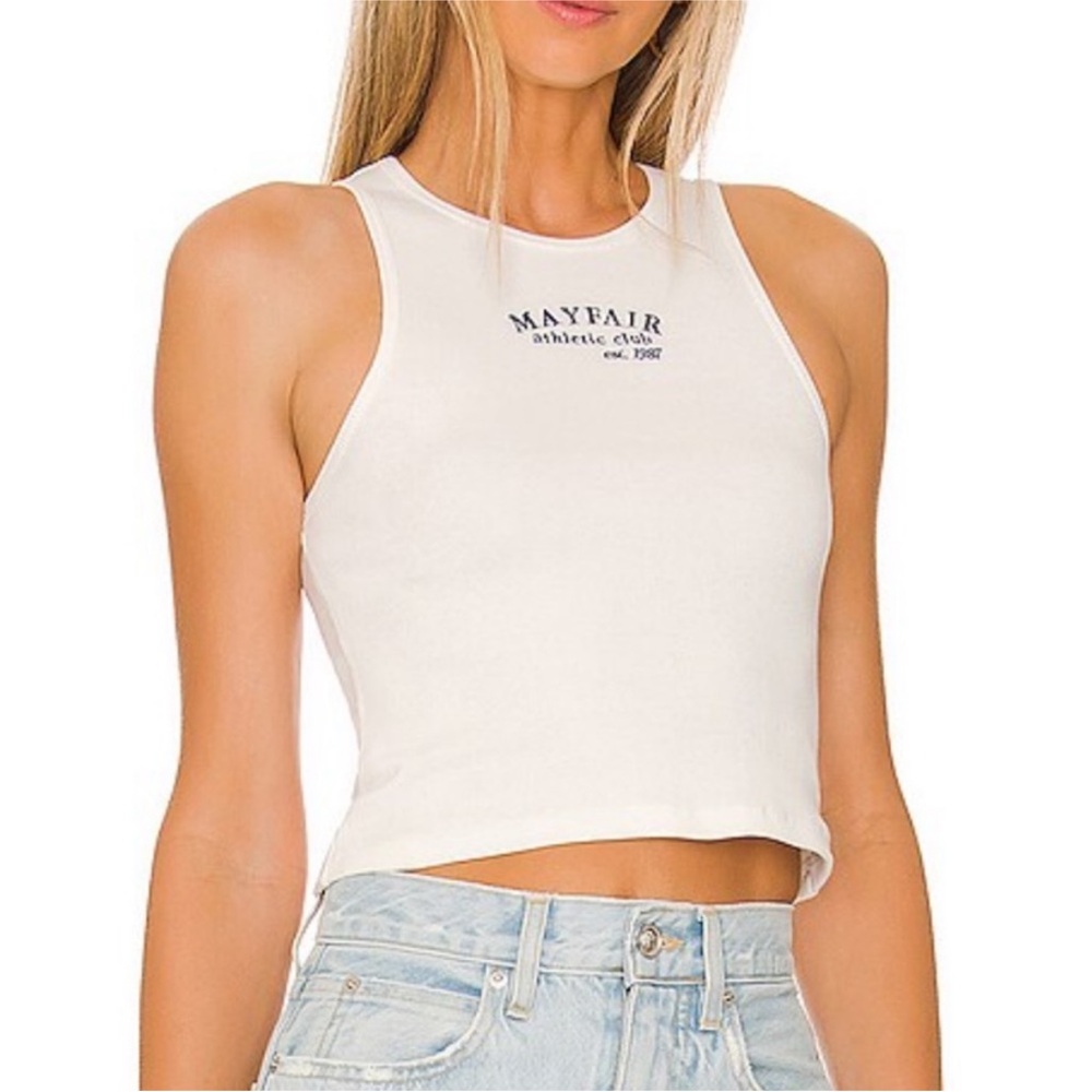 The Mayfair Group cotton ribbed tank